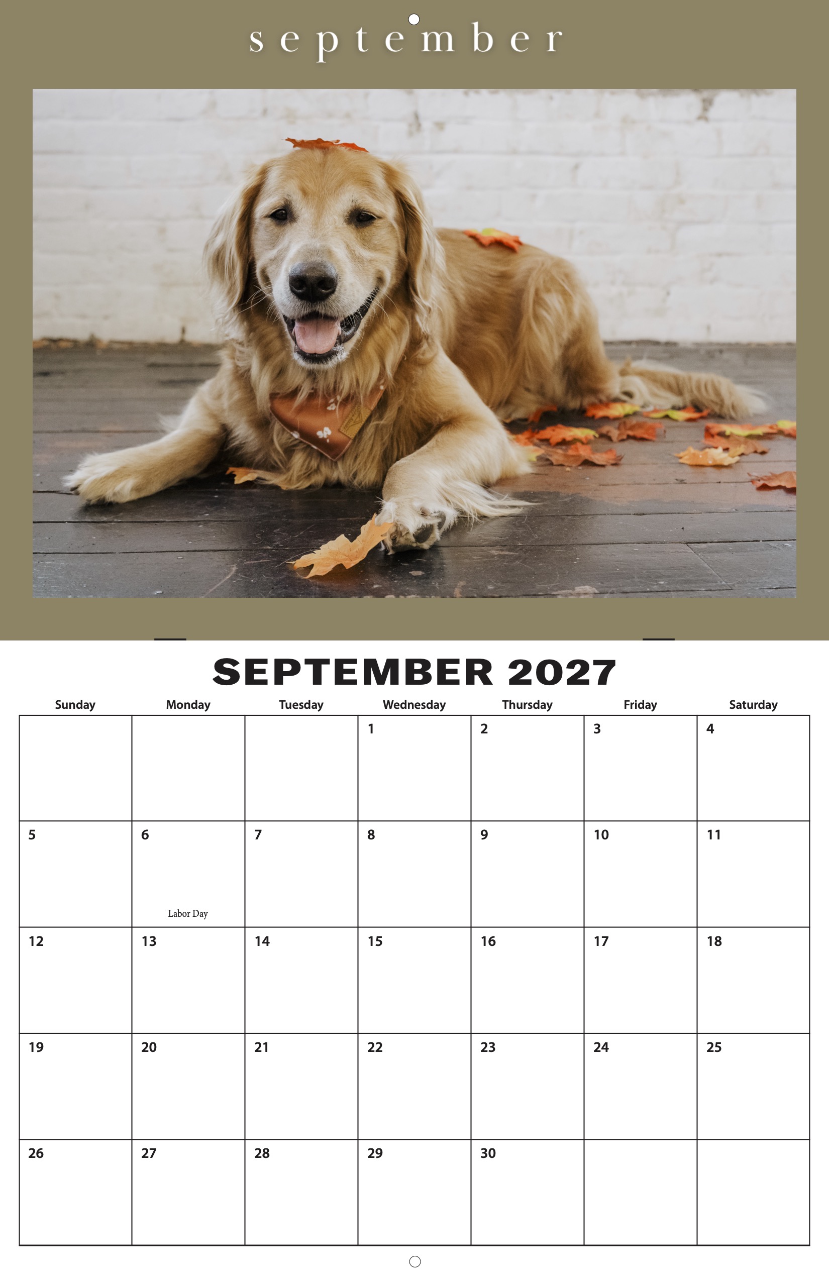 Saddle Calendar Sample Calendars - Image 1